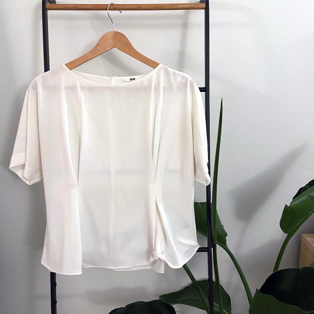 Uniqlo White Blouse